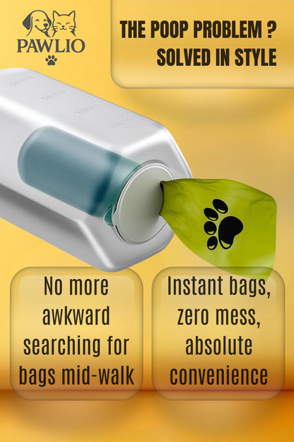 3-In-1 Pet Water Bottle – Portable 20Oz